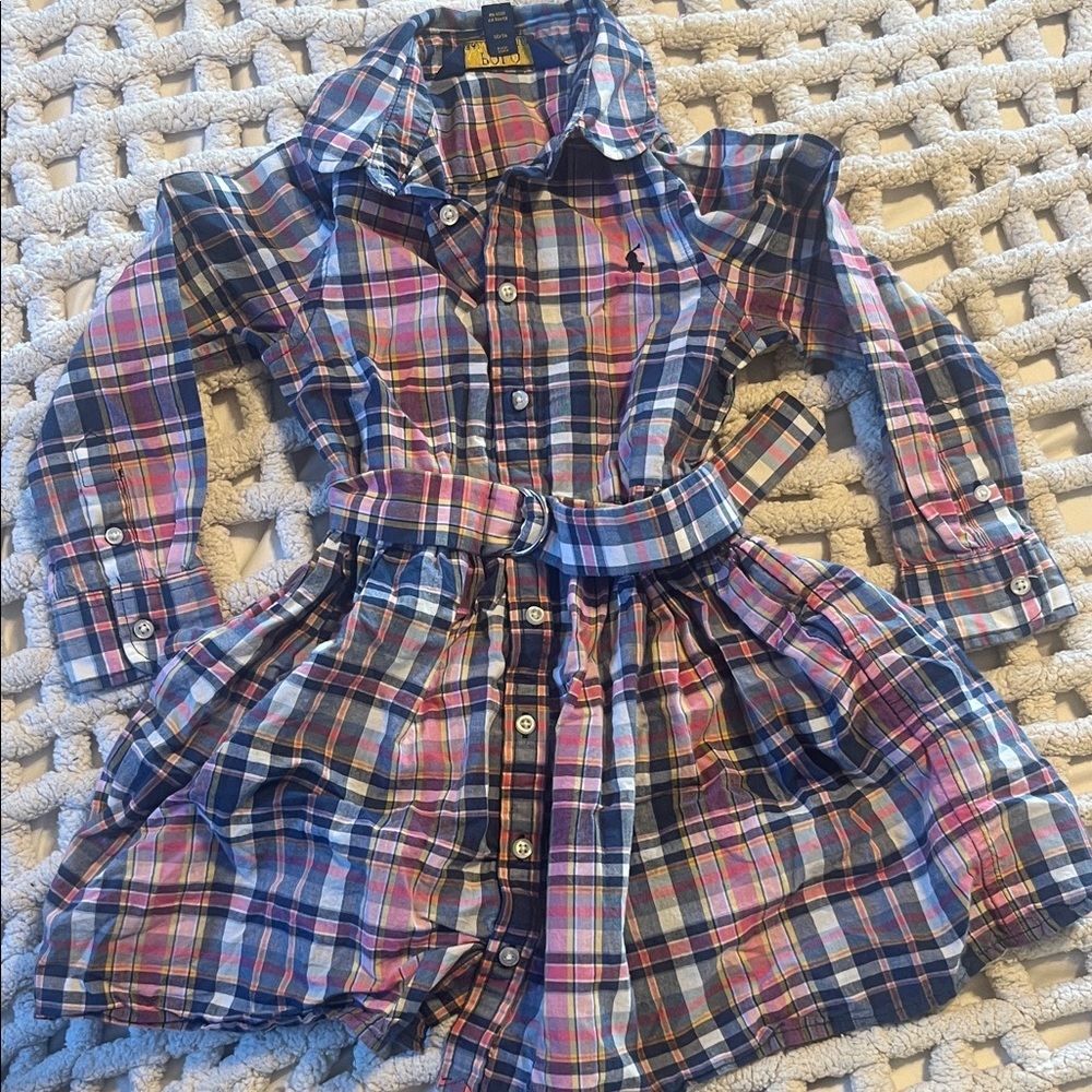 Ralph Lauren Multicolor Plaid Dress